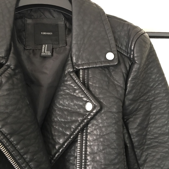 Forever 21 Faux Leather Jacket - Picture 5 of 7